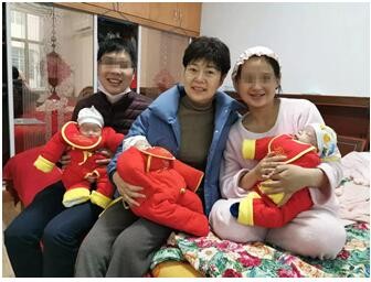 多年不孕不育症三胞胎 从成都出发看宝宝